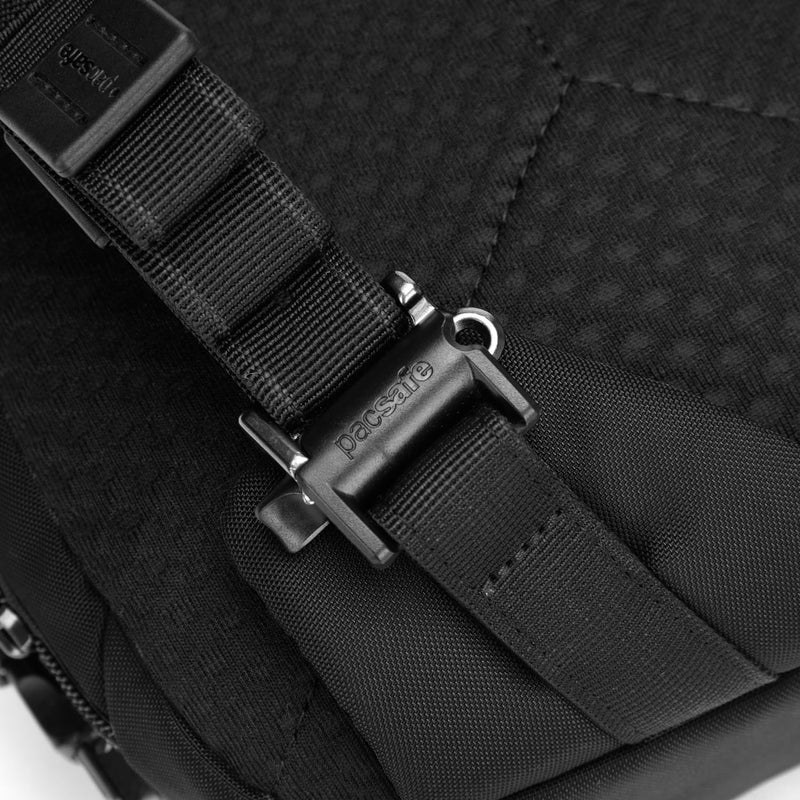 Pacsafe Vibe 325 10 Liter Anti Theft Sling Bag/Crossbody-Fits 13 inch Laptop Casual Daypack, Black, One Size - Image 5